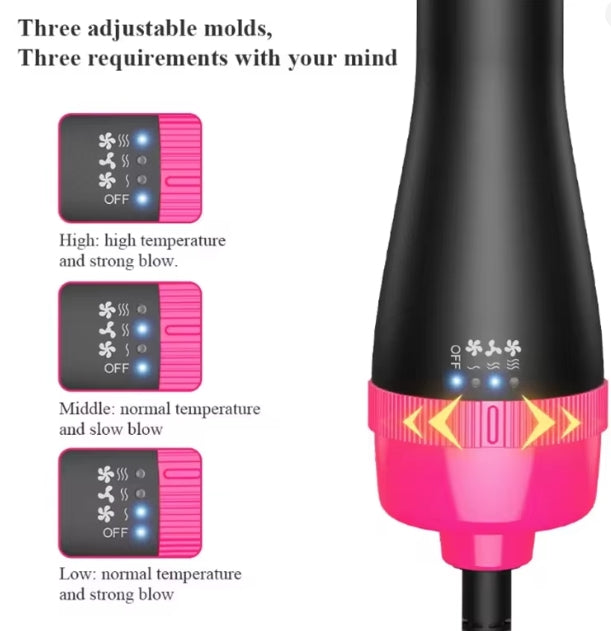 2-in-1 Hot Air Brush Dryer
