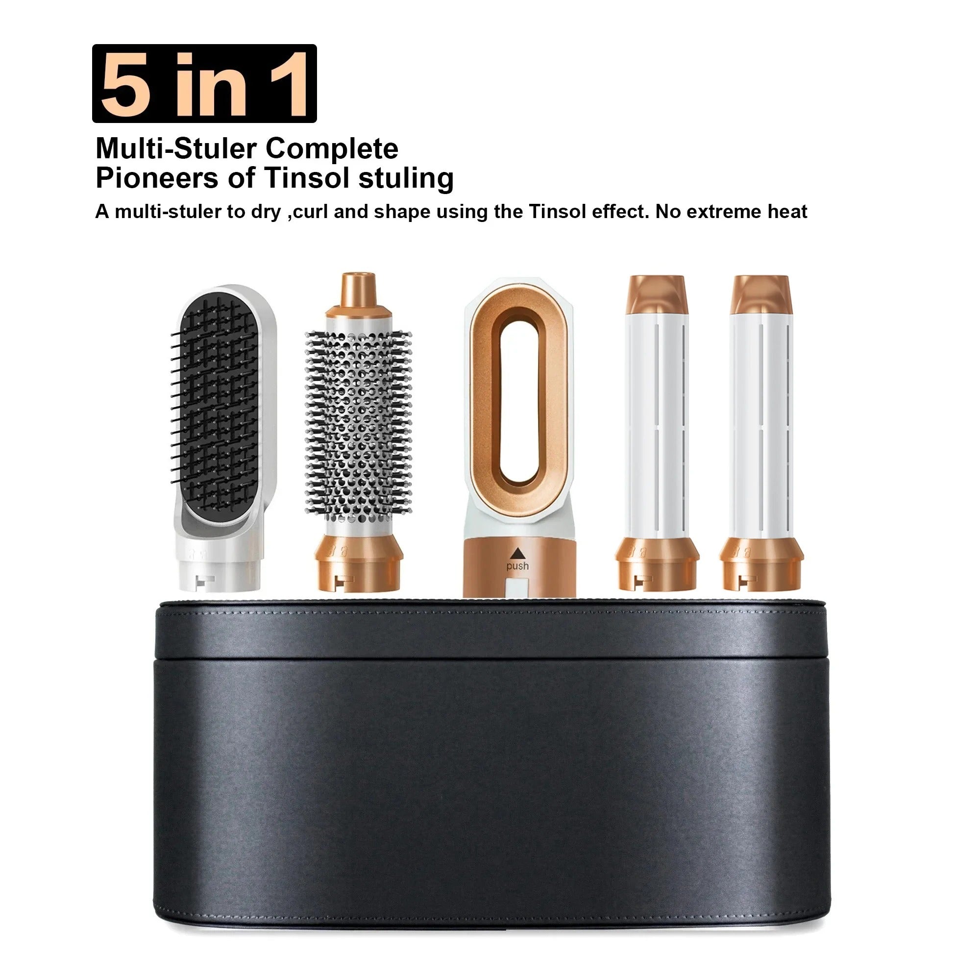 5-in-1 Professional Hot Air Styler – Dry, Curl, Straighten & Volumize with One Tool