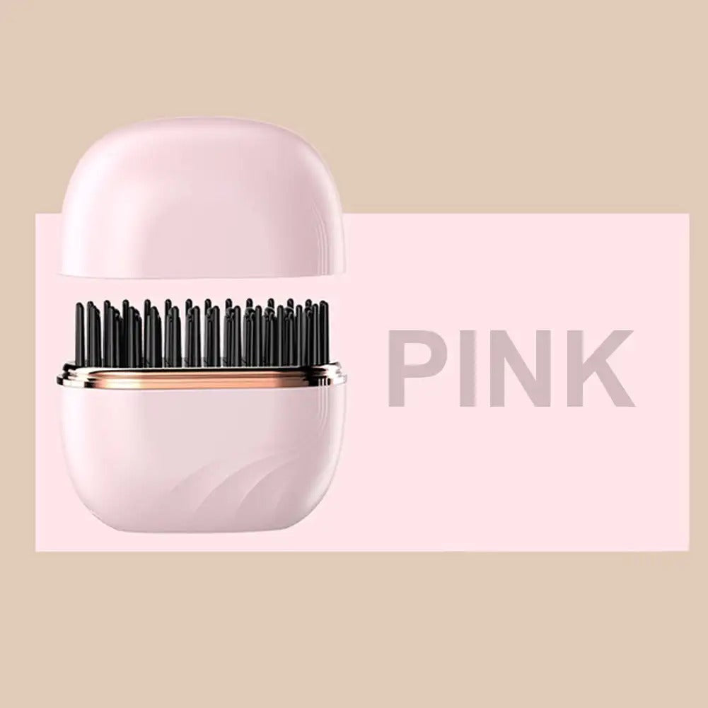 Wireless Hair Straightening Comb – Salon-Straight Hair in Minutes Without Heat Damage”