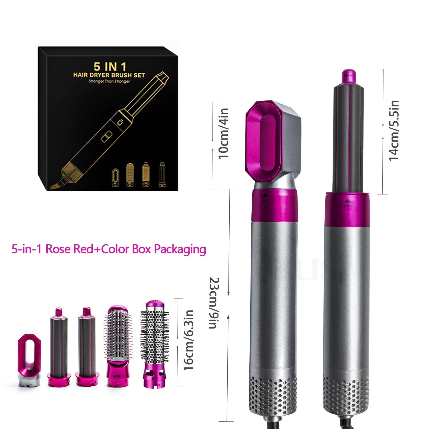 5-in-1 Professional Hot Air Styler – Dry, Curl, Straighten & Volumize with One Tool